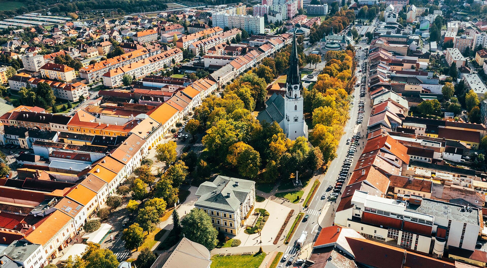 Spišská Nová Ves from above