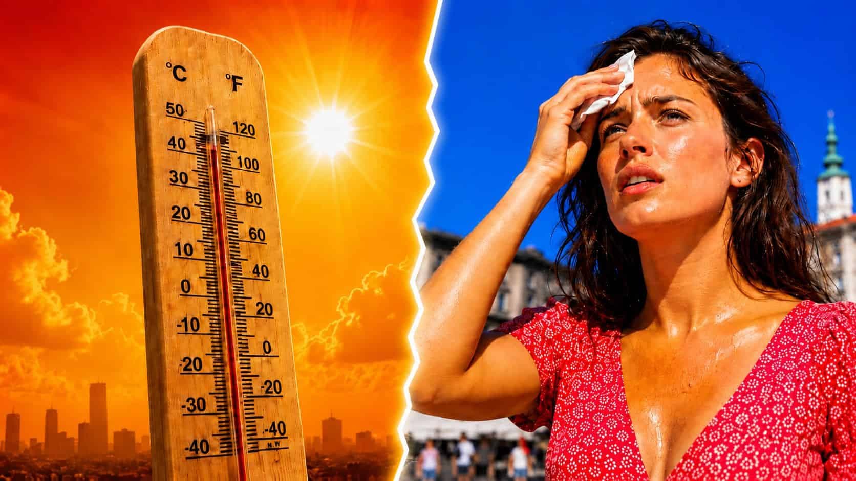 Extreme heat up to +40 °C expected in Slovakia — forecast and consequences
