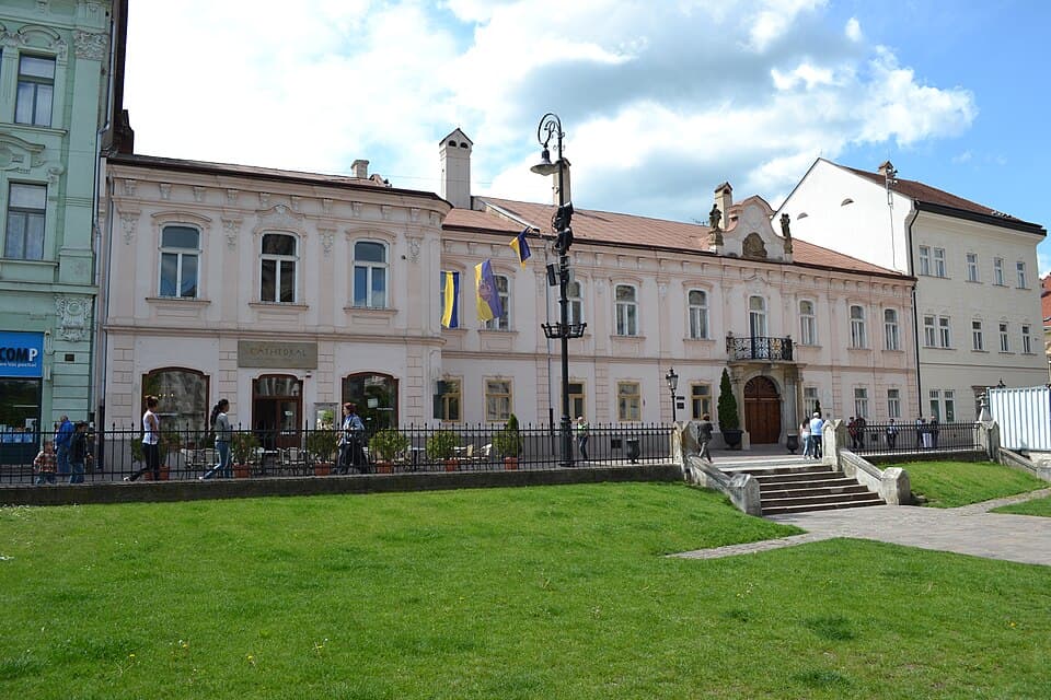 Houses on Hlavná street in Staré Mesto, Košice
