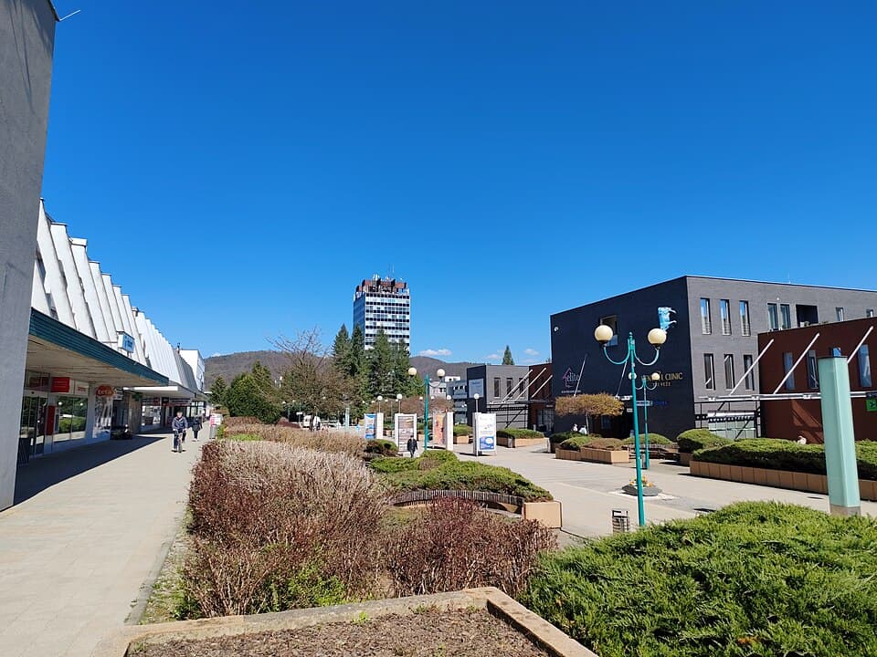 Považská Bystrica from above