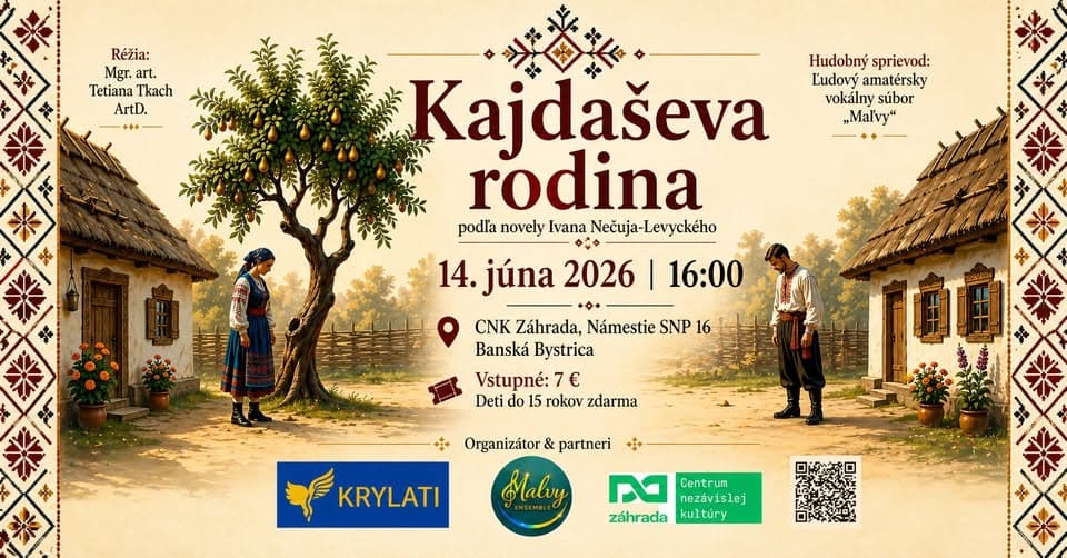 Премьера спектакля «Кайдашева семья» на словацкой сцене