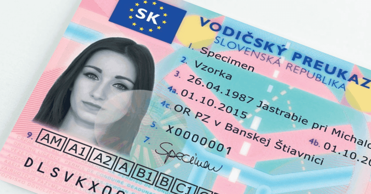 Обмін українських водійських прав в Словаччині
