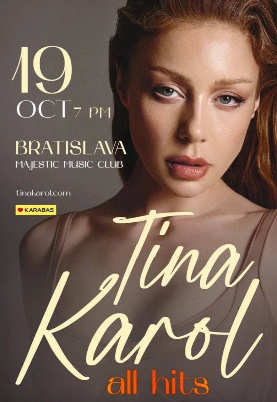 Тіна Кароль у Братиславі