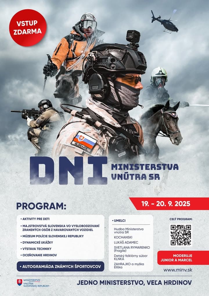DNI MINISTERSTVA VNÚTRA SR