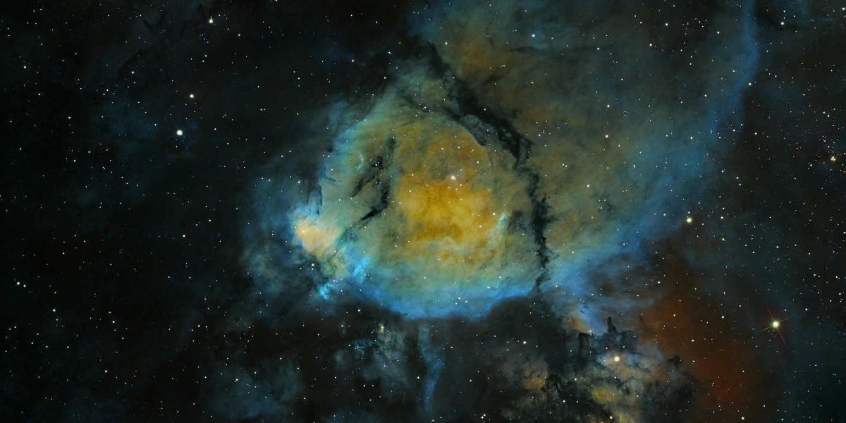 Night Sky Above Devín Castle